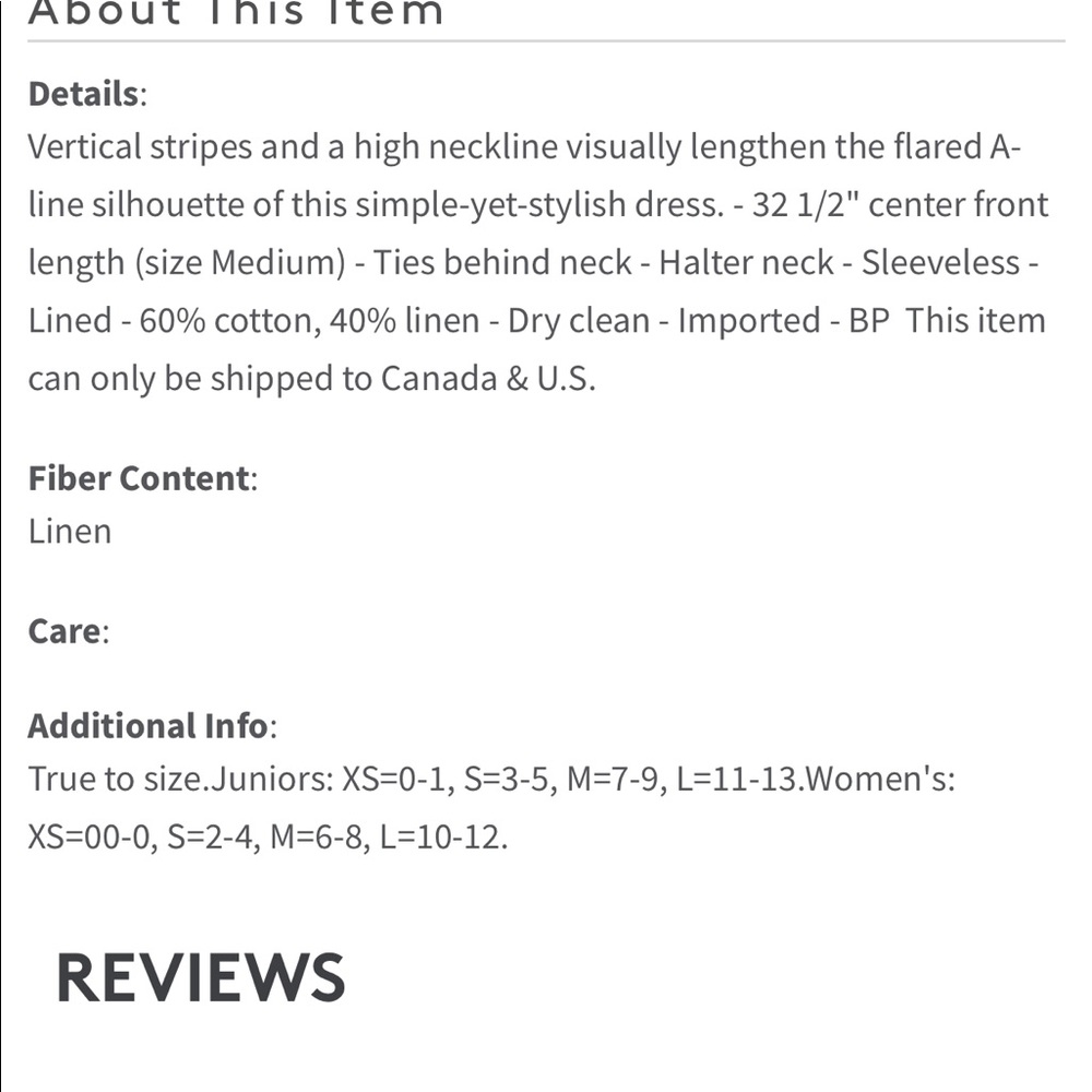 Lush cotton and linen striped dress - Picture 7 of 7